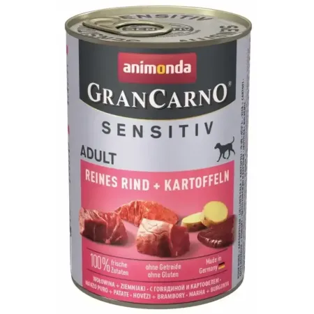 ANIMONDA GranCarno Sensitiv wołowina z ziemniakami 400g